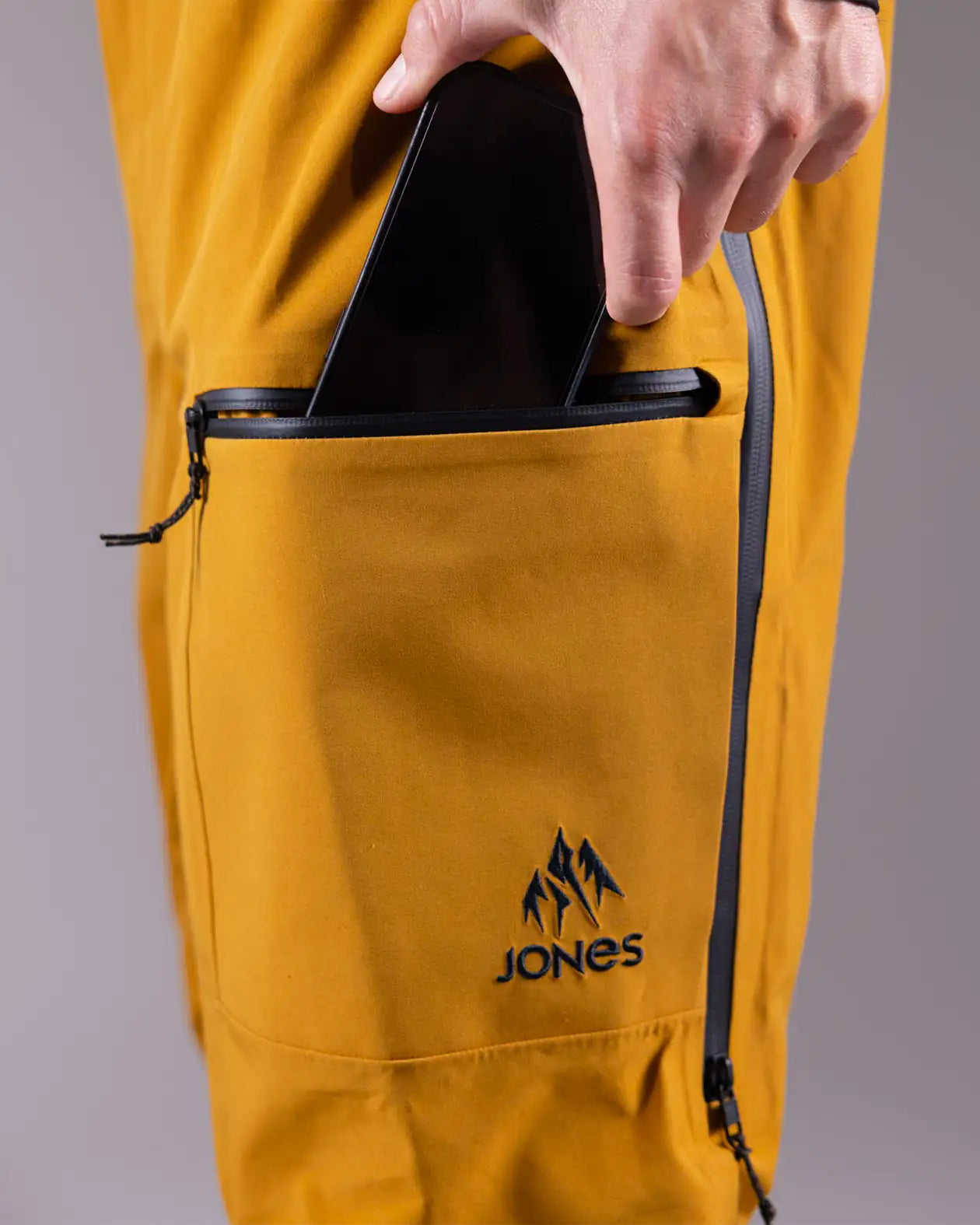 Men's Shralpinist Stretch Recycled 3L Bibs 2025 | Jones Men's Shralpinist Stretch Recycled 3L Bibs 2025 Jones Snowboards High Performance