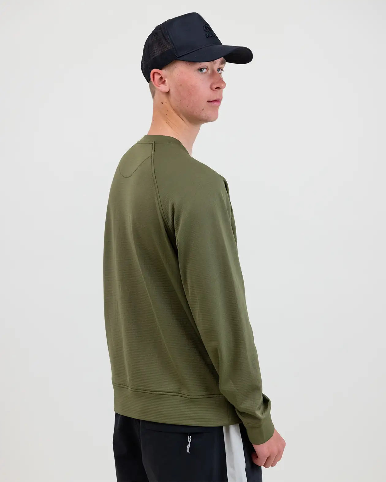 Men’s Flagship Recycled Grid Fleece Crew