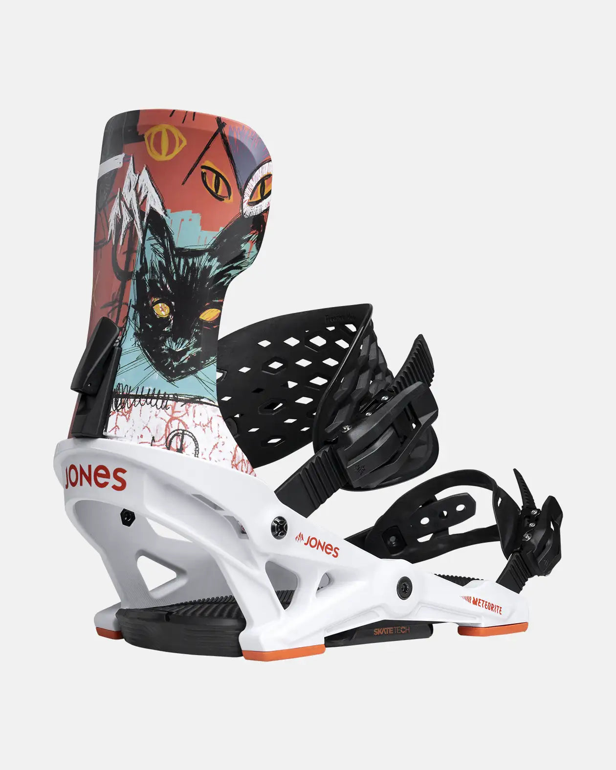 Men's Meteorite Snowboard Binding | Jones Men's Meteorite Snowboard Binding Jones Snowboards High Performance 7630949111531 J.26.BNU.MEX.WH.2S.1