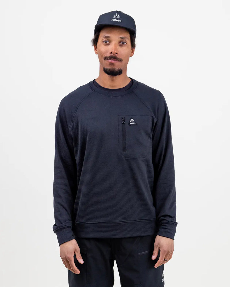 Men’s Flagship Recycled Grid Fleece Crew