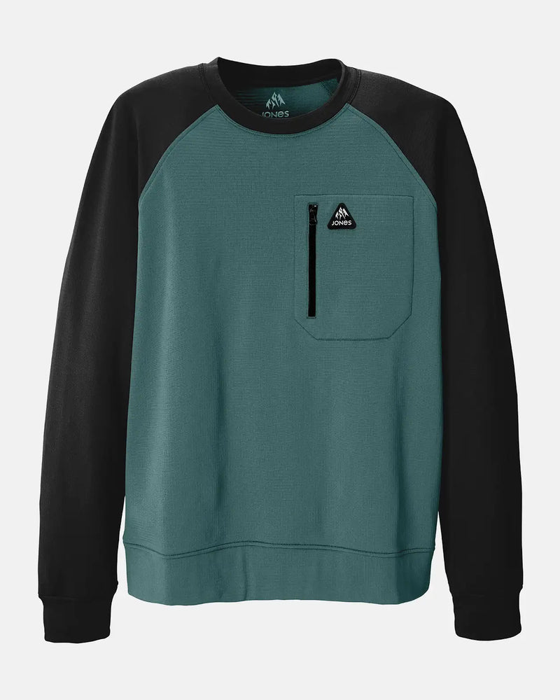 Men’s Flagship Recycled Grid Fleece Crew