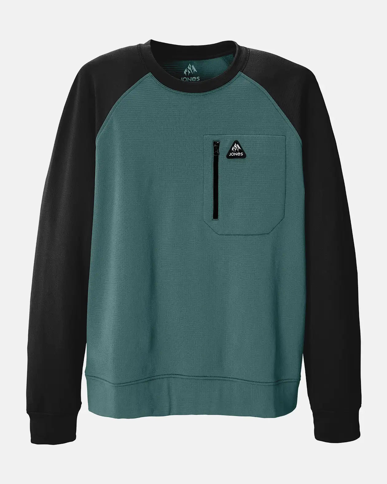 Men’s Flagship Recycled Grid Fleece Crew | Jones Men’s Flagship Recycled Grid Fleece Crew Jones Snowboards High Performance