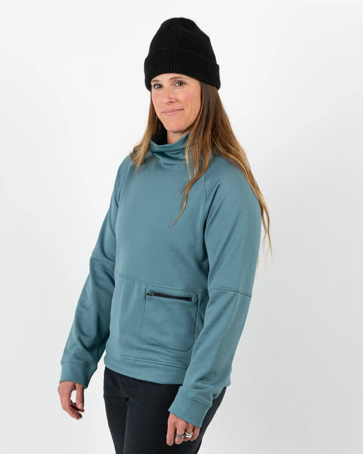 Women's Flagship Recycled Grid Fleece | Jones Women's Flagship Recycled Grid Fleece Jones Snowboards High Performance 7630949121356 J.26.HOW.RFH.BU.1XS.1