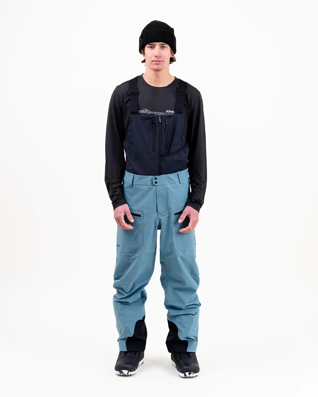 Men’s Shralpinist GORE-TEX ePE Recycled 3L Bibs | Jones Men’s Shralpinist GORE-TEX ePE Recycled 3L Bibs Jones Snowboards High Performance 7630949118431 J.26.PTM.GTB.BU.2S.1