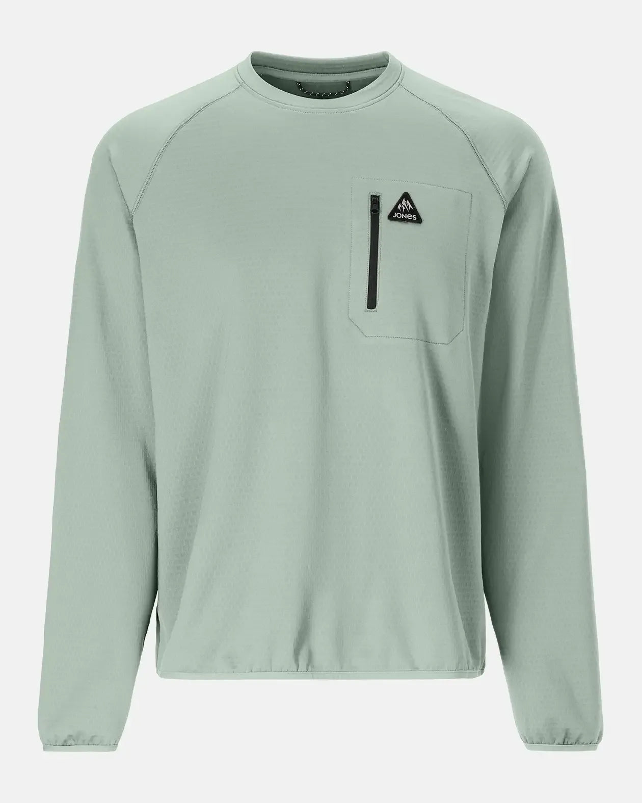 Men’s Flagship Grid Fleece Crew Men’s Flagship Grid Fleece Crew Apparel Technical Jones Snowboards High Performance
