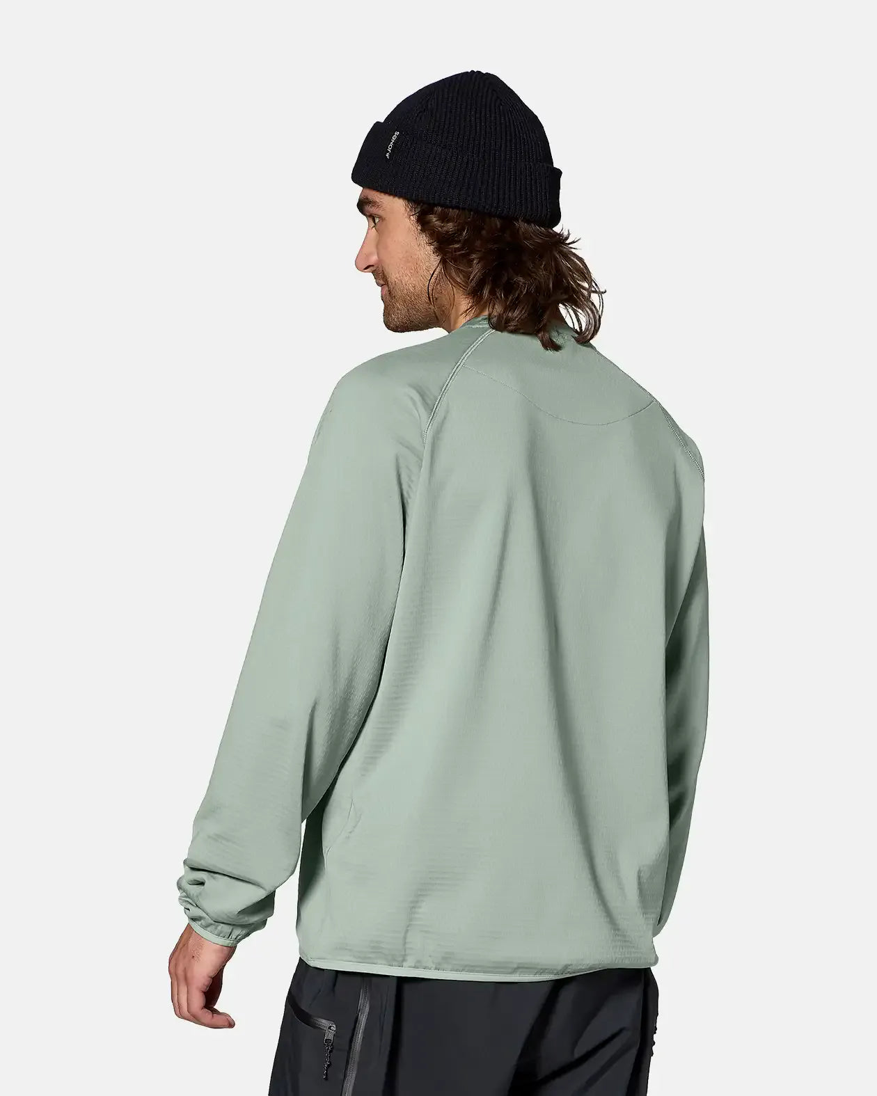 Men’s Flagship Grid Fleece Crew Men’s Flagship Grid Fleece Crew Apparel Technical Jones Snowboards High Performance