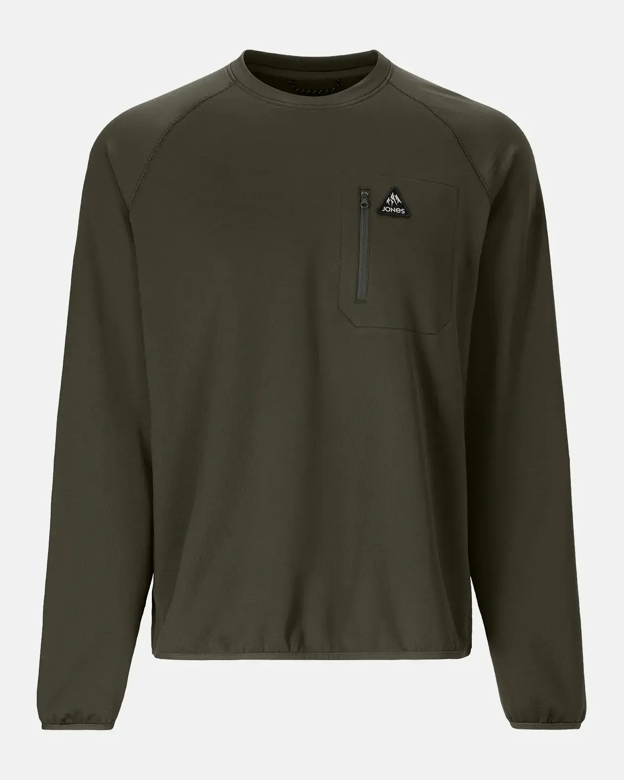 Men’s Flagship Grid Fleece Crew Men’s Flagship Grid Fleece Crew Apparel Technical Jones Snowboards High Performance