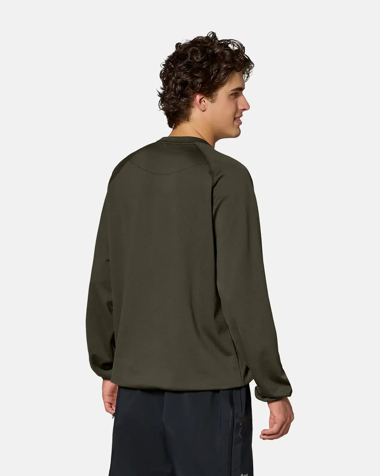 Men’s Flagship Grid Fleece Crew Men’s Flagship Grid Fleece Crew Apparel Technical Jones Snowboards High Performance