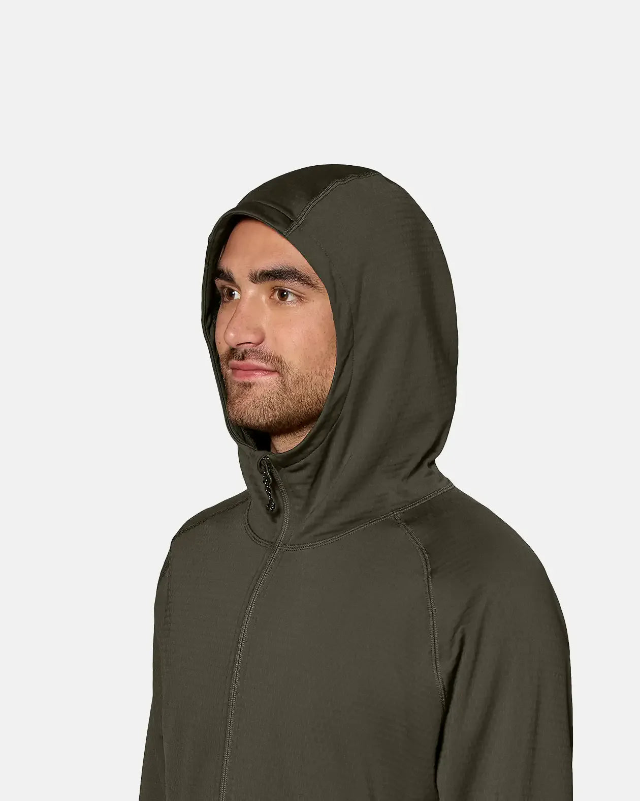 Men’s Flagship Grid Fleece Hooded Jacket Men’s Flagship Grid Fleece Hooded Jacket Apparel Technical Jones Snowboards High Performance