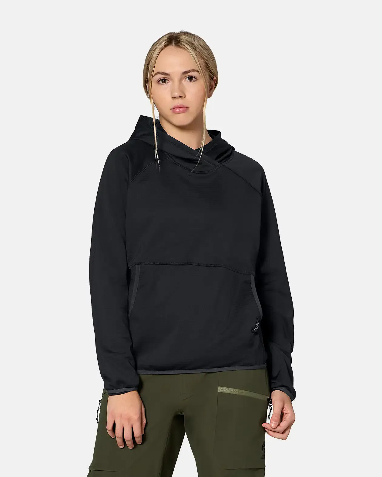 Women’s Flagship Grid Fleece Hooded Pullover Women’s Flagship Grid Fleece Hooded Pullover Apparel Technical Jones Snowboards High Performance 7630961816124 J.27.HOW.FLH.001.1XS.1