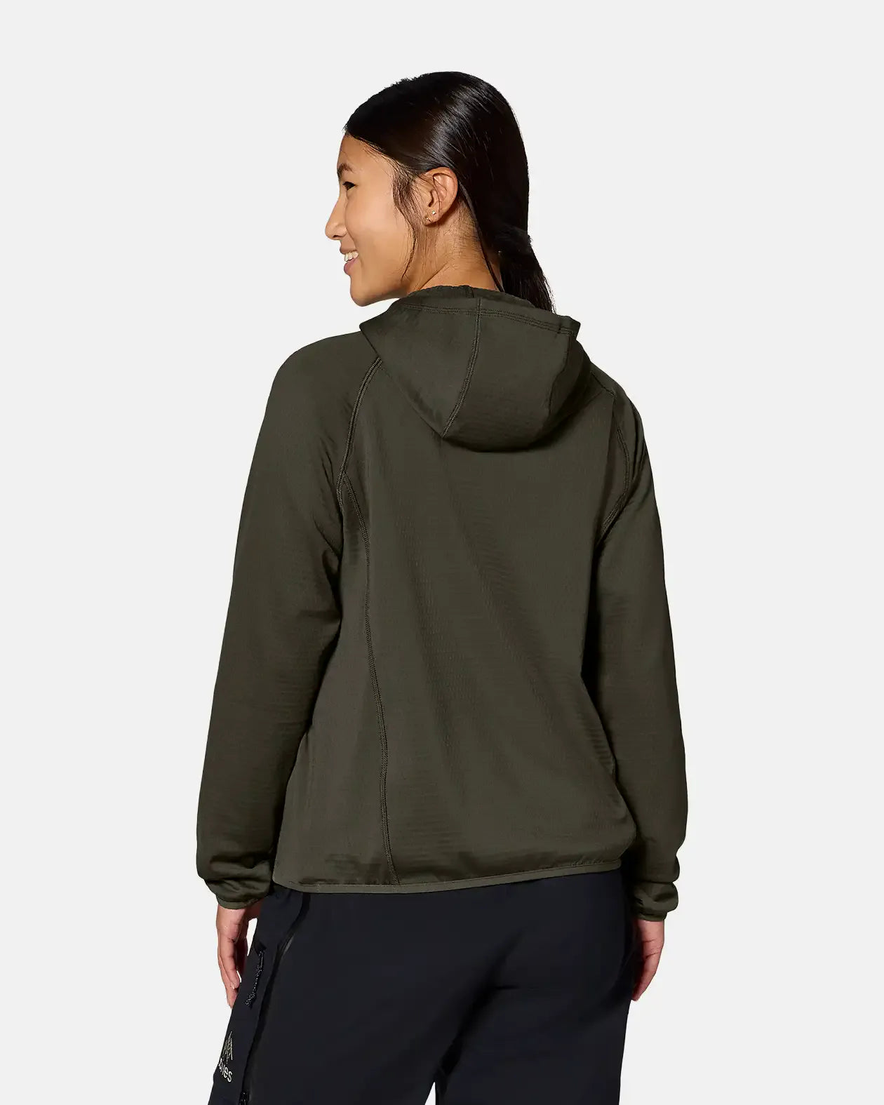 Women’s Flagship Grid Fleece Hooded Pullover Women’s Flagship Grid Fleece Hooded Pullover Apparel Technical Jones Snowboards High Performance