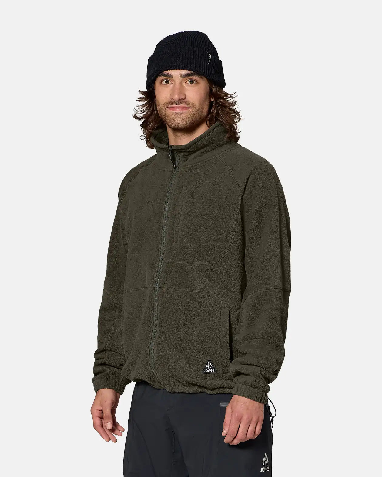 Men’s Base Camp Fleece Jacket Men’s Base Camp Fleece Jacket Apparel Technical Jones Snowboards High Performance 7630961815363 J.27.JKM.BSC.300.2S.1