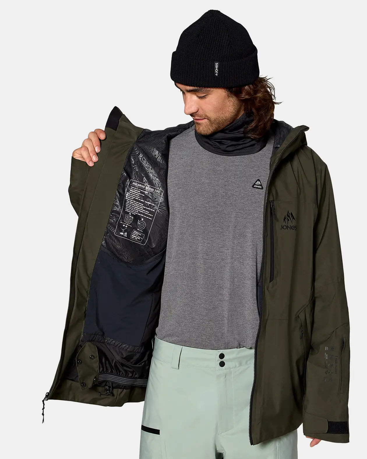 Men’s Deeper GORE-TEX® Insulated Jacket Men’s Deeper GORE-TEX® Insulated Jacket Outerwear Jones Snowboards High Performance