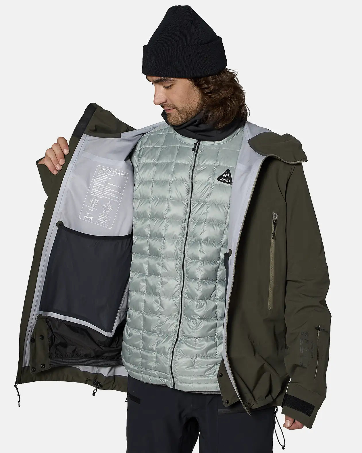 Men’s Further 3L Stretch Jacket Men’s Further 3L Stretch Jacket Outerwear Jones Snowboards High Performance