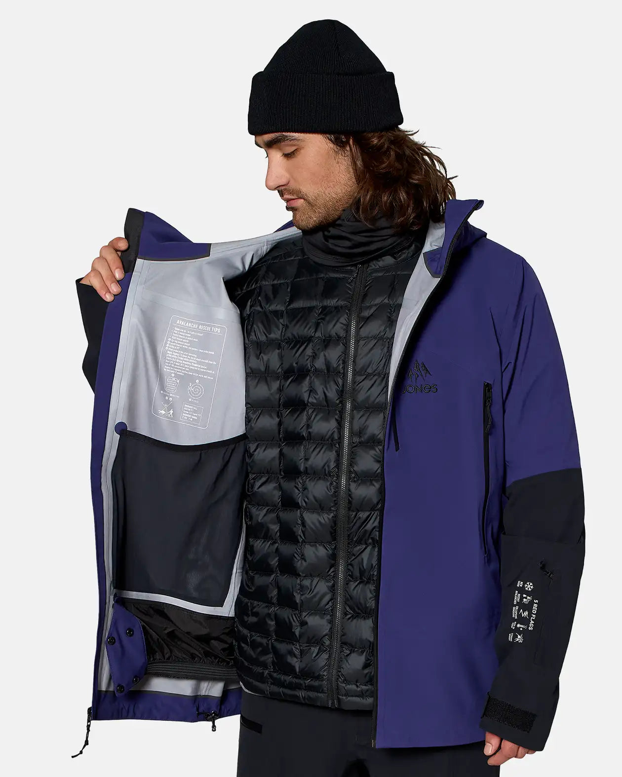 Men’s Further 3L Stretch Jacket Men’s Further 3L Stretch Jacket Outerwear Jones Snowboards High Performance