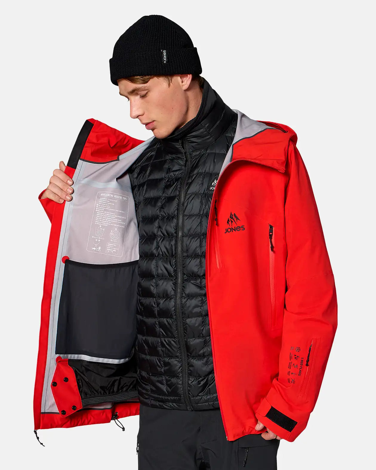 Men’s Further 3L Stretch Jacket Men’s Further 3L Stretch Jacket Outerwear Jones Snowboards High Performance