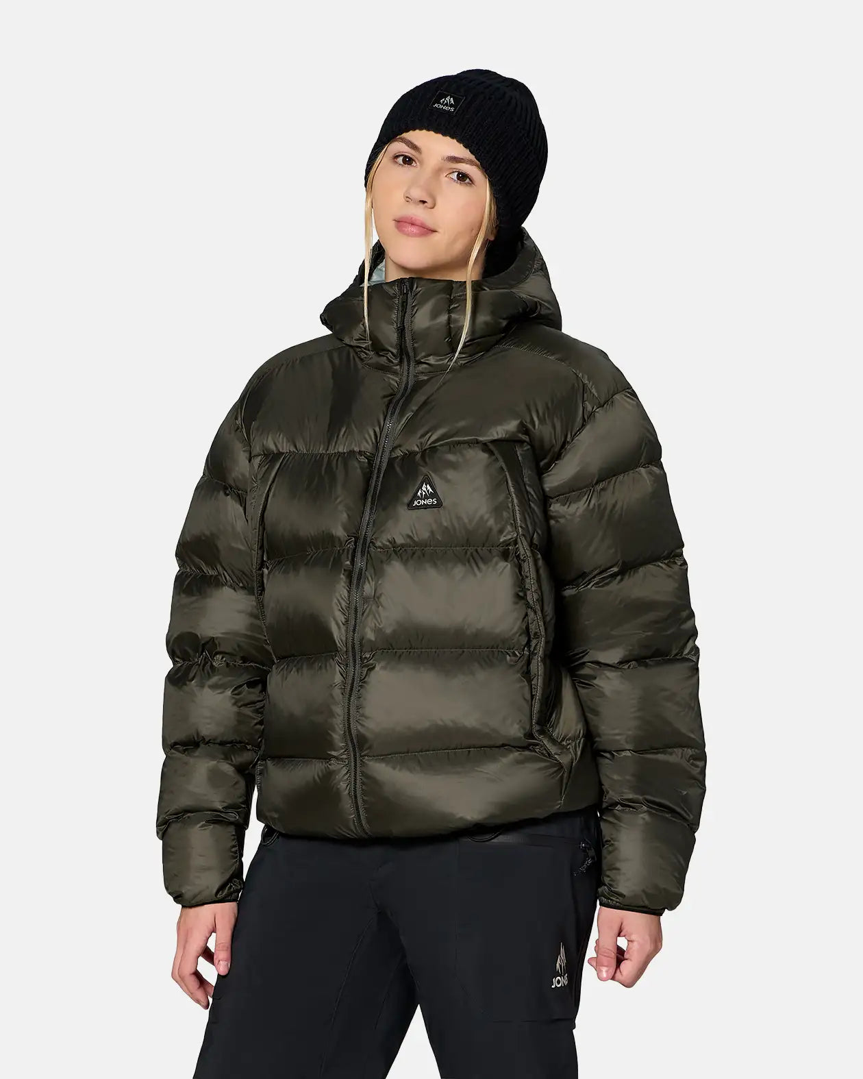 Unisex Max Re-Up Down 750+ Hooded Jacket Unisex Max Re-Up Down 750+ Hooded Jacket Outerwear Jones Snowboards High Performance