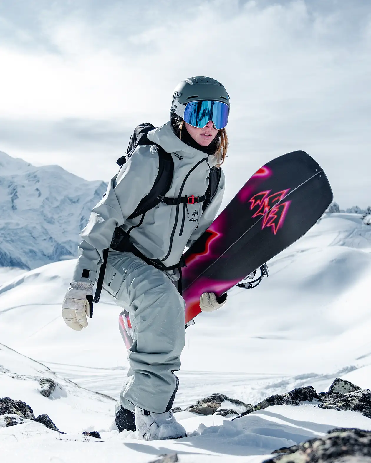Women’s Further 3L Stretch Jacket Women’s Further 3L Stretch Jacket Outerwear Jones Snowboards High Performance