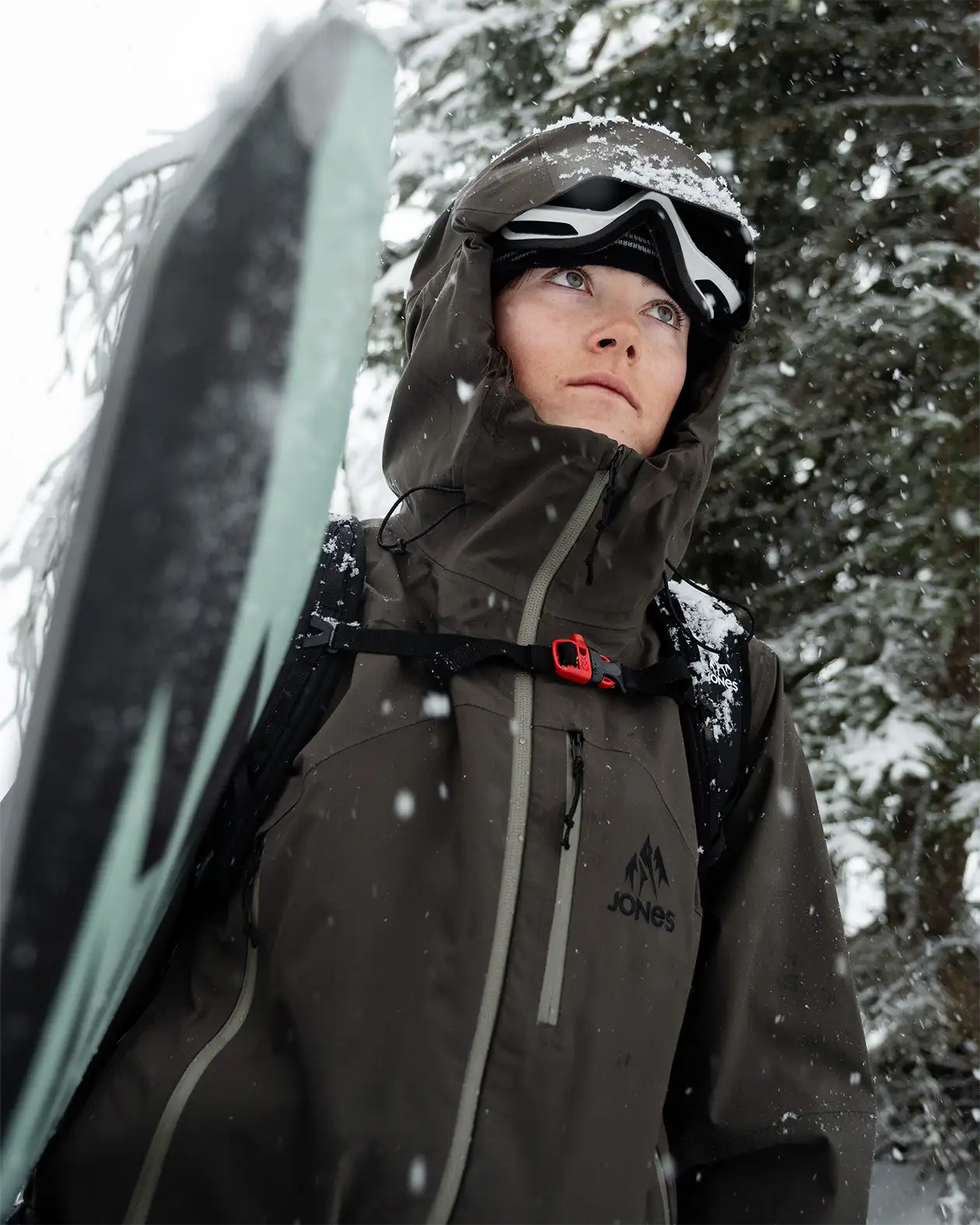 Women’s Further 3L Stretch Jacket Women’s Further 3L Stretch Jacket Outerwear Jones Snowboards High Performance
