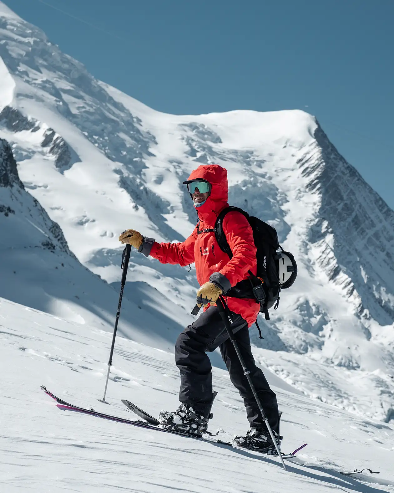 Men’s Higher GORE-TEX® 3L Bibs Men’s Higher GORE-TEX® 3L Bibs Outerwear Jones Snowboards High Performance