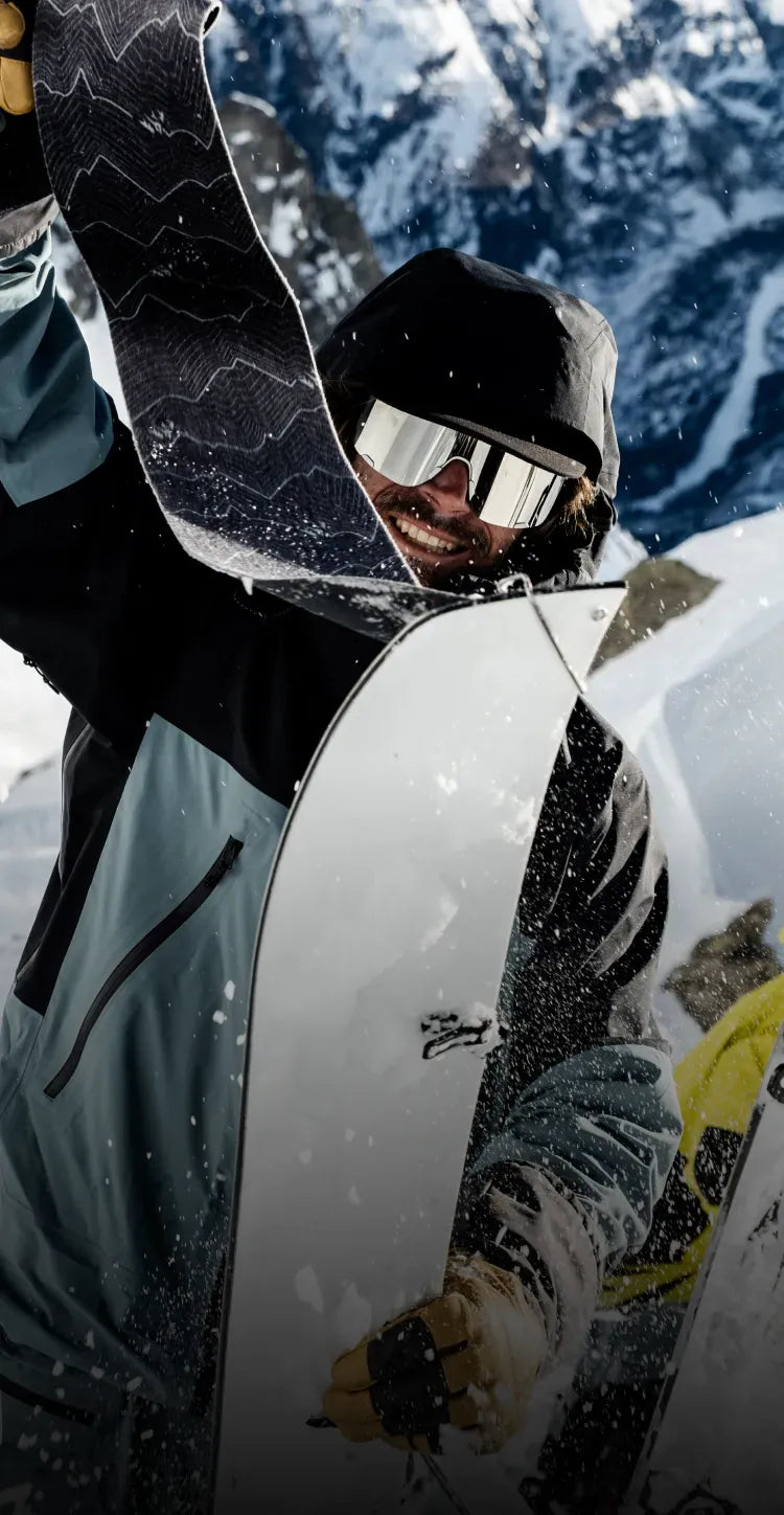 Splitboard Skins: Skin track proven in all conditions | Jones Splitboard Skins: Skin track proven in all conditions | Jones